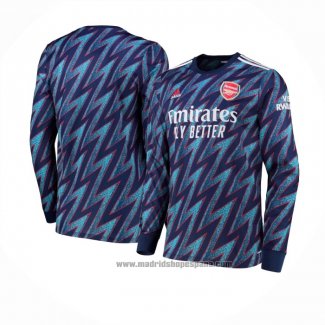 Camiseta Arsenal 3ª Equipacion del Manga Larga 2021-2022