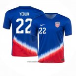 Camiseta Estados Unidos Jugador Yedlin 2ª Equipacion del 2024