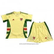 Camiseta Gales 2ª Equipacion del Nino 2024