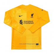 Camiseta Liverpool Portero Manga Larga 2021-2022 Amarillo