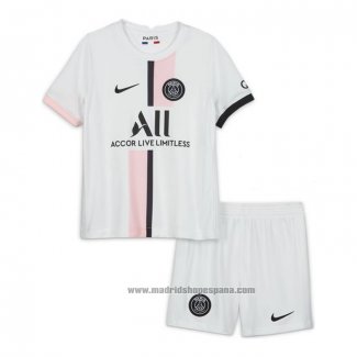 Camiseta Paris Saint-Germain 2ª Equipacion del Nino 2021-2022