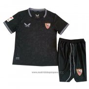 Camiseta Sevilla Portero Nino 2023-2024 Negro