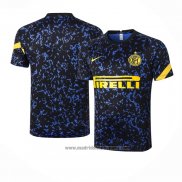 Camiseta de Entrenamiento Inter Milan 2020-2021 Azul