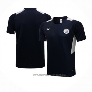 Camiseta de Entrenamiento Manchester City 2021-2022 Azul