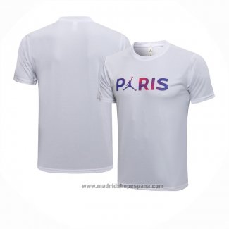 Camiseta de Entrenamiento Paris Saint-Germain Jordan 2021-2022 Blanco