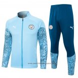 Chandal de Chaqueta del Manchester City 202023-2024 Azul