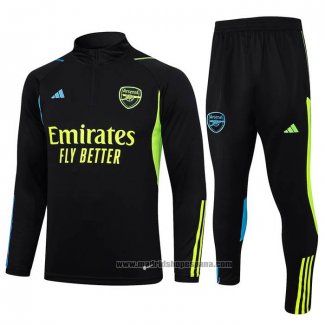 Chandal de Sudadera del Arsenal Nino 202023-2024 Negro