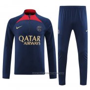 Chandal de Sudadera del Paris Saint-Germain 202023-2024 Azul