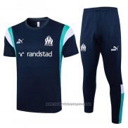 Chandal del Olympique Marsella Manga Corta 202023-2024 Azul