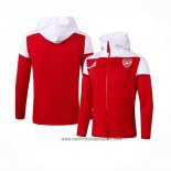 Chaqueta con Capucha del Arsenal 2020-2021 Rojo