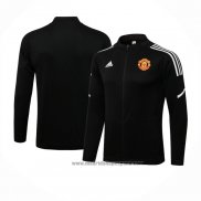 Chaqueta del Manchester United 2021-2022 Negro y Blanco