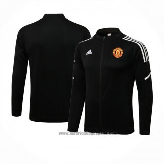 Chaqueta del Manchester United 2021-2022 Negro y Blanco