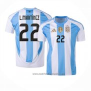 Camiseta Argentina Jugador L.Martinez 1ª Equipacion del 2024