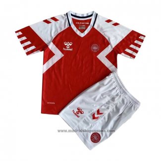 Camiseta Dinamarca 1ª Equipacion del Nino 2023