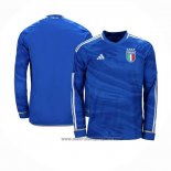 Camiseta Italia 1ª Equipacion del Manga Larga 2023-2024