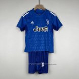 Camiseta Juventus Portero Nino 2023-2024 Azul