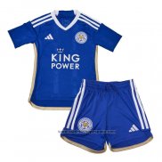 Camiseta Leicester City 1ª Equipacion del Nino 2023-2024