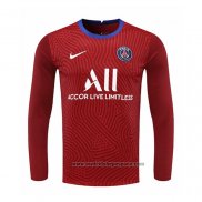 Camiseta Paris Saint-Germain Portero Manga Larga 2020-2021 Rojo