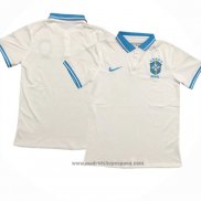 Camiseta Polo del Brasil 2021 Blanco