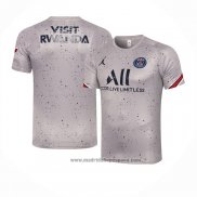 Camiseta de Entrenamiento Paris Saint-Germain 2021-2022 Gris