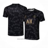 Camiseta de Entrenamiento Paris Saint-Germain Jordan 2021-2022 Negro