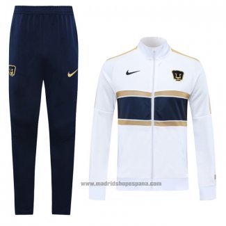 Chandal de Chaqueta del Pumas UNAM 2020-2021 Blanco