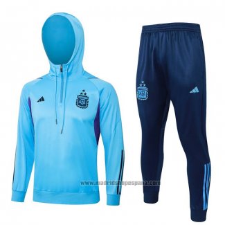 Chandal de Sudadera del Argentina Nino 202023-2024 Azul