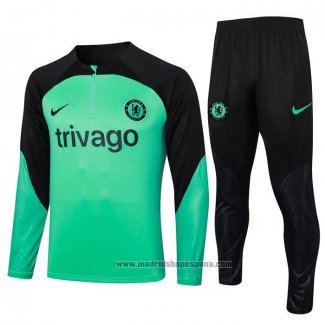 Chandal de Sudadera del Chelsea Nino 2023-2024 Verde