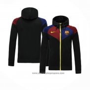 Chaqueta con Capucha del Barcelona 2020-2021 Negro