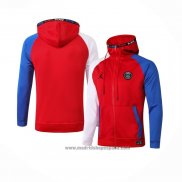 Chaqueta con Capucha del Paris Saint-Germain 2020-2021 Rojo