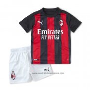 Camiseta 1ª Equipacion del AC Milan Nino 2020-2021