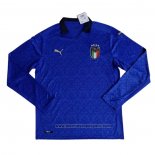 Camiseta 1ª Equipacion del Italia Manga Larga 2020-2021