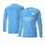 Camiseta Manchester City 1ª Equipacion del Manga Larga 2021-2022