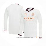 Camiseta Manchester City 2ª Equipacion del Manga Larga 2023-2024