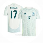 Camiseta Mexico Jugador Orbelin 2ª Equipacion del 2024