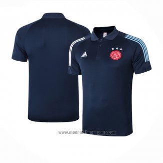 Camiseta Polo del Ajax 2020-2021 Azul