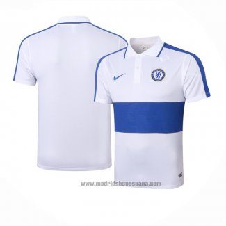 Camiseta Polo del Chelsea 2020-2021 Blanco