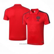 Camiseta Polo del Paris Saint-Germain 2020-2021 Rojo