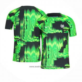 Camiseta Pre Partido del Wolfsburg 2023 Verde