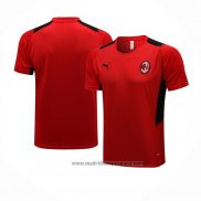 Camiseta de Entrenamiento AC Milan 2021-2022 Rojo