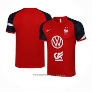 Camiseta de Entrenamiento Francia 2021-2022 Rojo