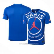 Camiseta de Entrenamiento Paris Saint-Germain Jordan 2020-2021 Azul