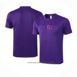 Camiseta de Entrenamiento Paris Saint-Germain Jordan 2021-2022 Purpura