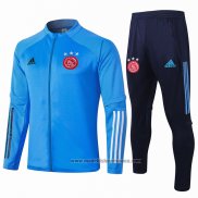 Chandal de Chaqueta del Ajax Nino 202020-2021 Azul