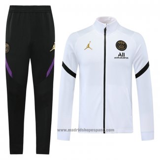 Chandal de Chaqueta del Paris Saint-Germain 2020-2021 Blanco