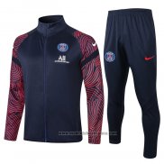 Chandal de Chaqueta del Paris Saint-Germain 2020-2021 Azul