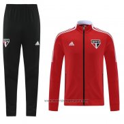 Chandal de Chaqueta del Sao Paulo 2021-2022 Rojo