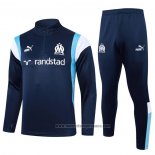 Chandal de Sudadera del Olympique Marsella 202023-2024 Azul Oscuro