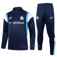 Chandal de Sudadera del Olympique Marsella 202023-2024 Azul Oscuro