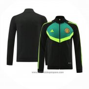 Chaqueta del Manchester United 2024-2025 Negro y Verde